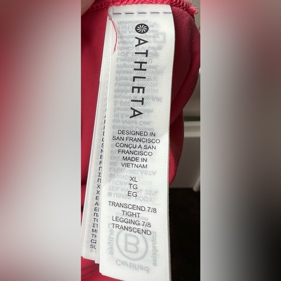 Athleta - Transcend 7/8 Tight Legging  - NWT - S/P - Coral - also in XL - Picture 8 of 9